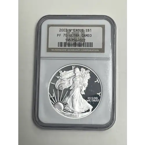 2003 W EAGLE S$1 PF 70 UC