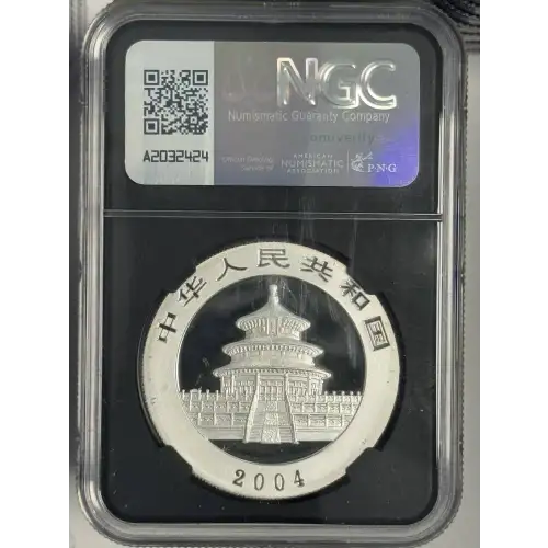 2004 1 oz China Panda s10y Mint State 9.9  (5)