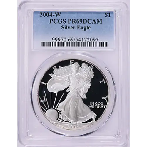 2004 - W - PCGS - PR69DCAM - $1 Eagle