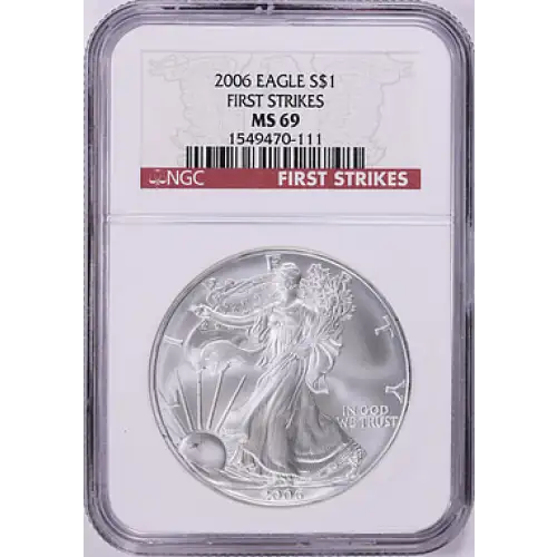 2006 - P - NGC - MS69 - $1 Eagle First Strikes