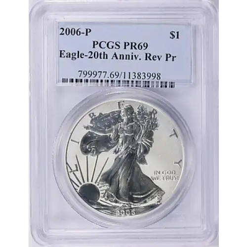 2006 P SILVER EAGLES PR69 PCGS
[B-8]