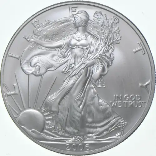 2006 W BURNISHED SILVER EAGLE