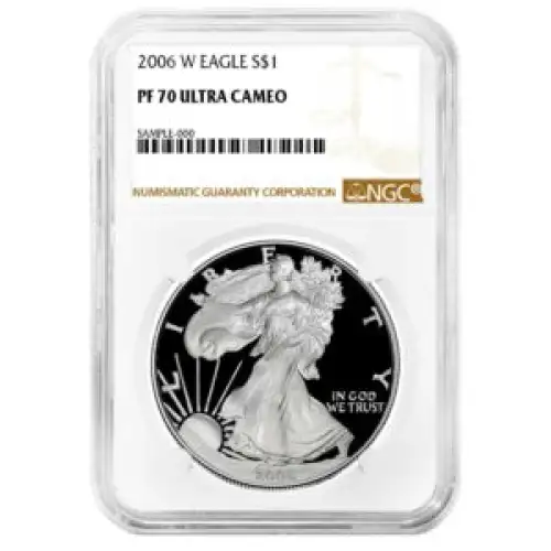 2006 W EAGLE S$1 PF 70 UC