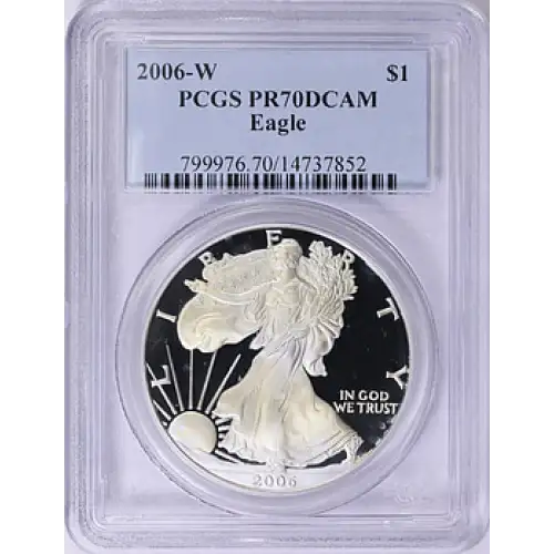 2006 - W - PCGS - PR70DCAM - $1 Silver Eagle
[B-9][B-10]