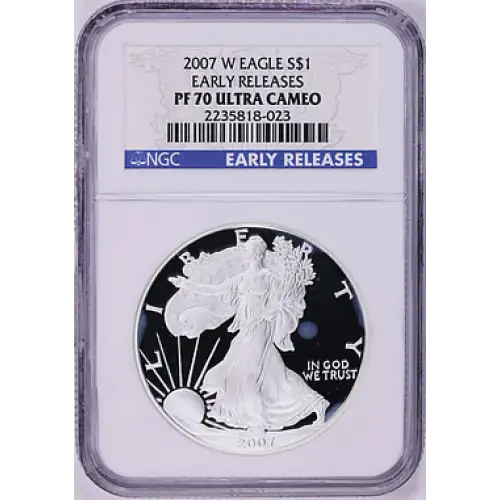 2007 W Eagle S$1 PF70UC NGC (2)