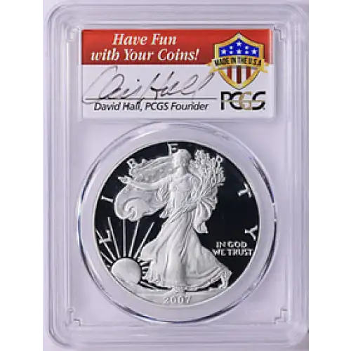 2007 - W - PCGS - PR70DCAM- $1 Silver Eagle  (2)