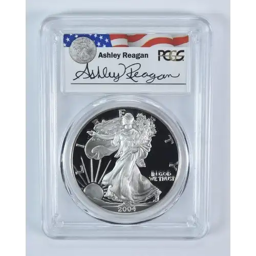 2008-W $1 Silver Eagle Ashley Reagan, DCAM