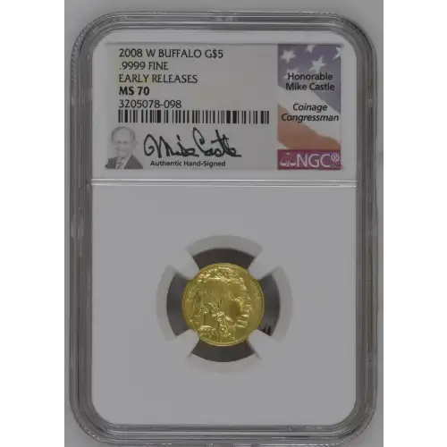2008 W .9999 FINE EARLY RELEASES (2)