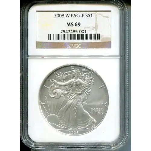 2008 W BURNISHED SILVER EAGLE