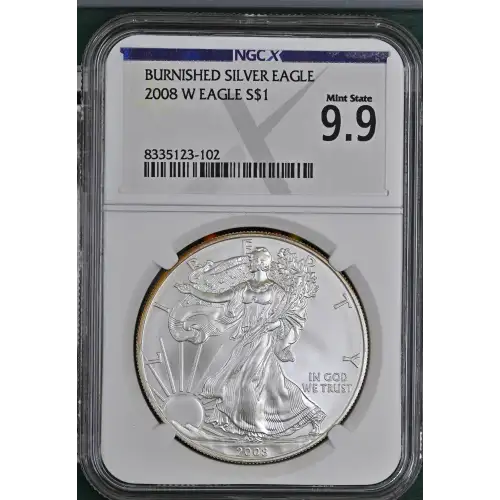 2008 W BURNISHED SILVER EAGLE (2)
