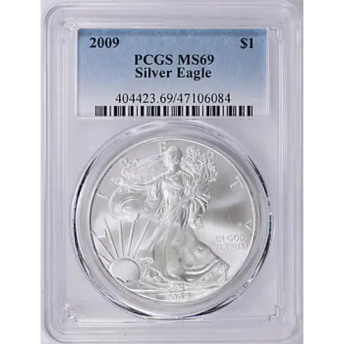 2009 - P - PCGS - MS69 - $1 Silver Eagle