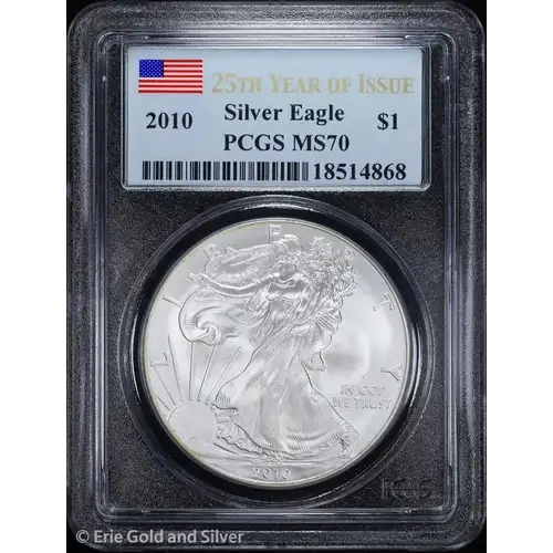 2010 $1 Silver Eagle First Strike