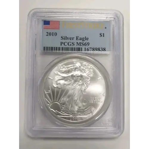 2010 $1 Silver Eagle First Strike