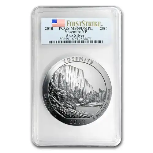 2010 25C Yosemite NP 5 oz Silver, DMPL