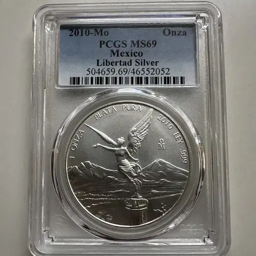 2010-Mo 5 Onza Libertad Ag, DCAM