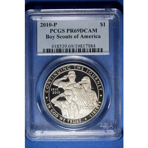 2010-P $1 Boy Scouts of America, DCAM