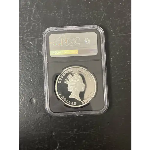 2010 - Tuvalu - NGC - PF69 - $1 Marine Life Turtle (2)