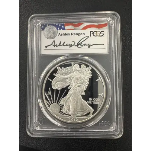 2010-W $1 Silver Eagle Ashley Reagan, DCAM (2)
