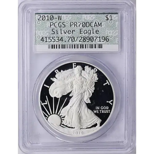 2010 - W - PCGS - PR70DCAM - $1 Eagle  (2)