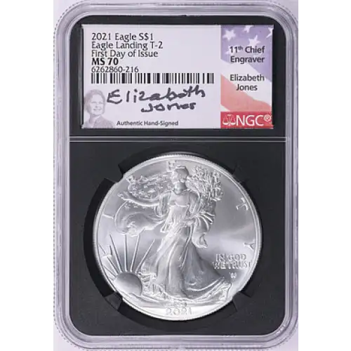 2011 - NGC - MS70 - $1 Silver Eagle T-2 [B-2] (2)