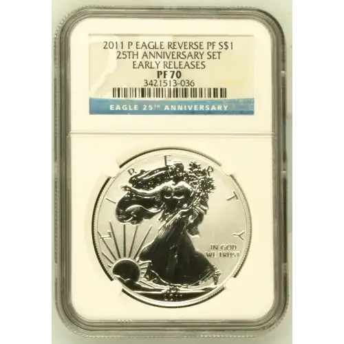 2011 P 25TH ANNIVERSARY SET EARLY RELEASES OFFICIAL US MINT SET (2)