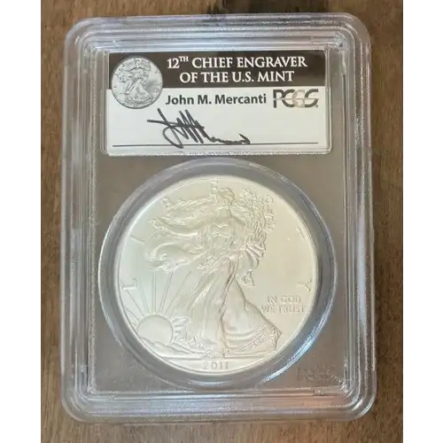 2011-S $1 Silver Eagle 25th Anniversary Set First Strike