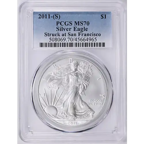2011 - (S) - PCGS - MS70 - $1 Silver Eagle