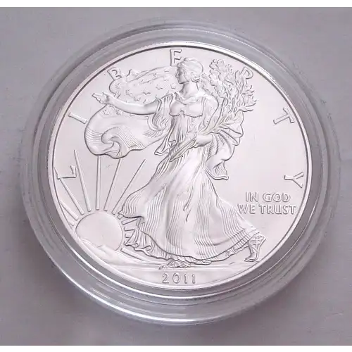 2011-W $1 Silver Eagle 25th Anniversary Set 1 Coin