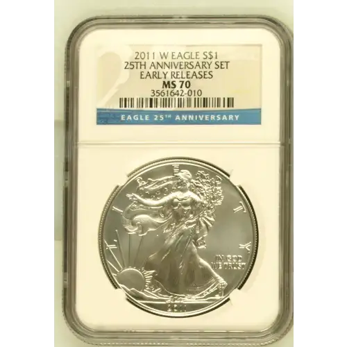 2011 W 25TH ANNIVERSARY SET EARLY RELEASES OFFICIAL US MINT SET (2)
