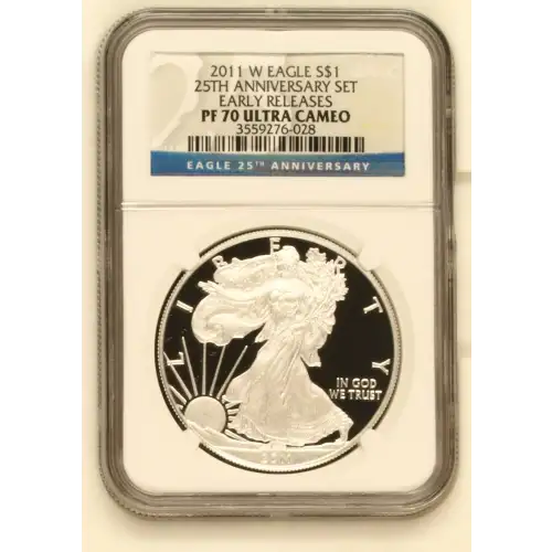 2011 W 25TH ANNIVERSARY SET EARLY RELEASES OFFICIAL US MINT SET ULTRA CAMEO (2)