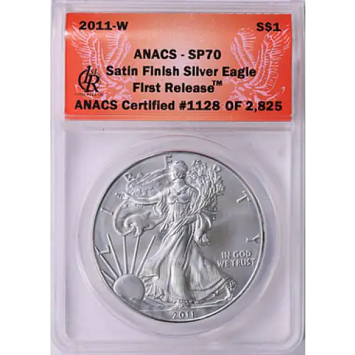 2011 - W - ANACS - SP70 - $1 Silver Eagle [B-1][B-9] (3)