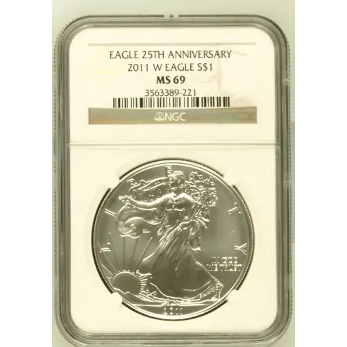 2011 W BURNISHED SILVER EAGLE (2)