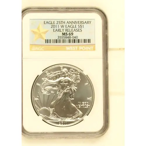 2011 W BURNISHED SILVER EAGLE EARLY RELEASES (2)