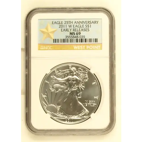 2011 W BURNISHED SILVER EAGLE EARLY RELEASES (2)