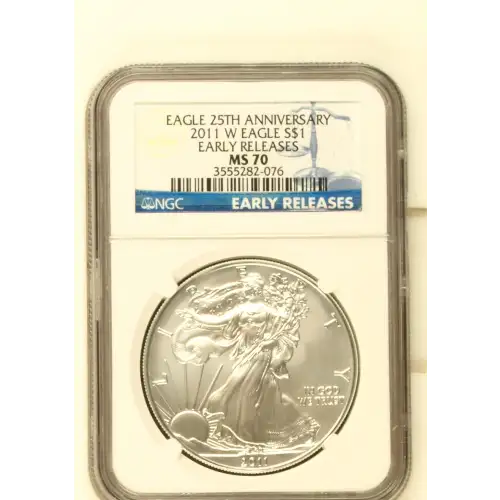 2011 W BURNISHED SILVER EAGLE EARLY RELEASES (2)