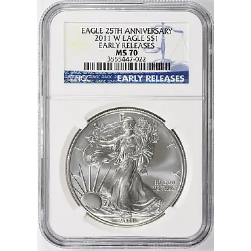 2011 W Eagle MS70 NGC