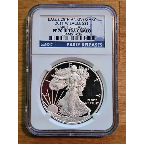 2011 W EARLY RELEASES EAGLE 25TH ANNIVERSARY ULTRA CAMEO
