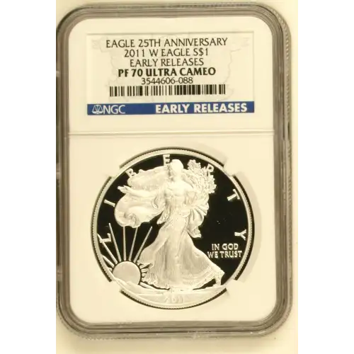 2011 W EARLY RELEASES EAGLE 25TH ANNIVERSARY ULTRA CAMEO (2)