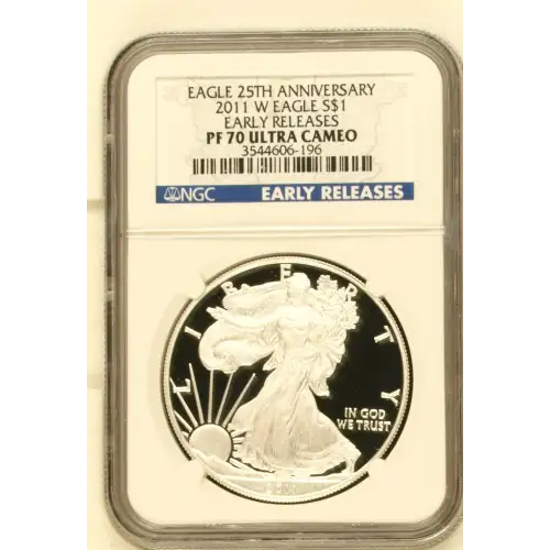 2011 W EARLY RELEASES EAGLE 25TH ANNIVERSARY ULTRA CAMEO (2)
