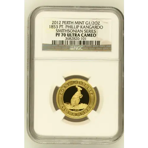 2012 1853 Pt. Phillip Kangaroo Smithsonian Series ULTRA CAMEO (2)