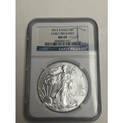 2012 Eagle S$1 MS69 Early Releases NGC