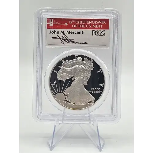 2012-S $1 Silver Eagle 75th Anniversary SF Mint Set First Strike, DCAM