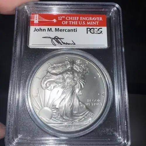 2012-(S) $1 Silver Eagle Struck at San Francisco First Strike