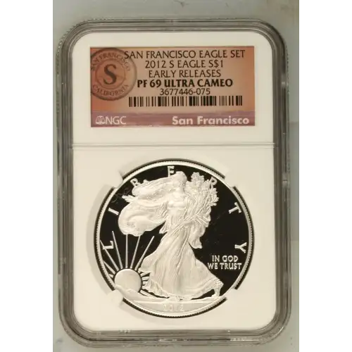 2012 S SAN FRANCISCO EAGLE SET EARLY RELEASES OFFICIAL US MINT SET ULTRA CAMEO (2)