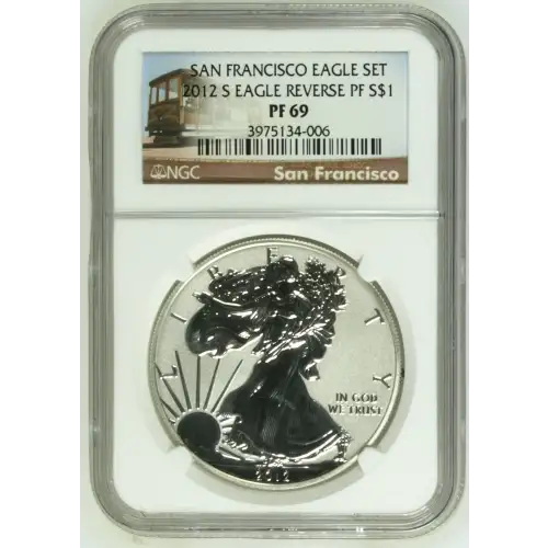 2012 S SAN FRANCISCO EAGLE SET OFFICIAL US MINT SET (2)