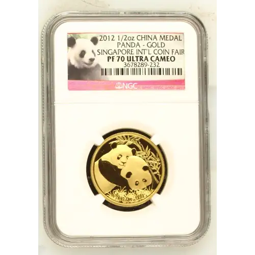 2012 Singapore Int'l Coin Fair Official Show Issue ULTRA CAMEO (2)