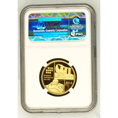 2012 Singapore Int'l Coin Fair Official Show Issue ULTRA CAMEO (3)