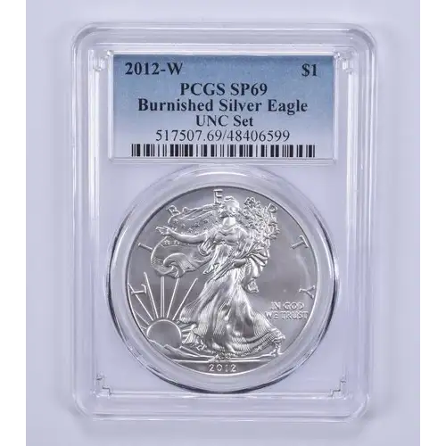 2012-W $1 Burnished Silver Eagle
