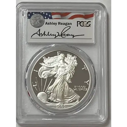 2012-W $1 Silver Eagle Ashley Reagan, DCAM