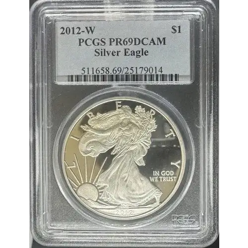 2012-W $1 Silver Eagle Cameron Reagan, DCAM